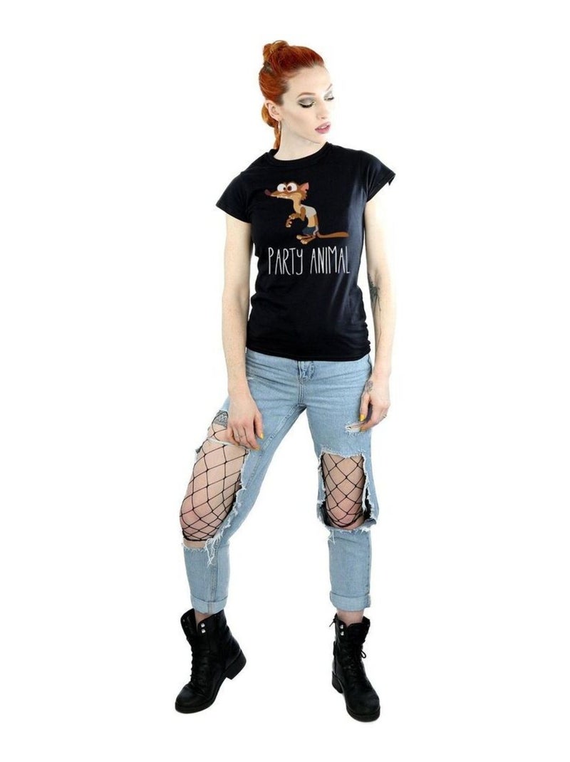 Disney - T-shirt ZOOTROPOLIS PARTY ANIMAL Noir - Kiabi