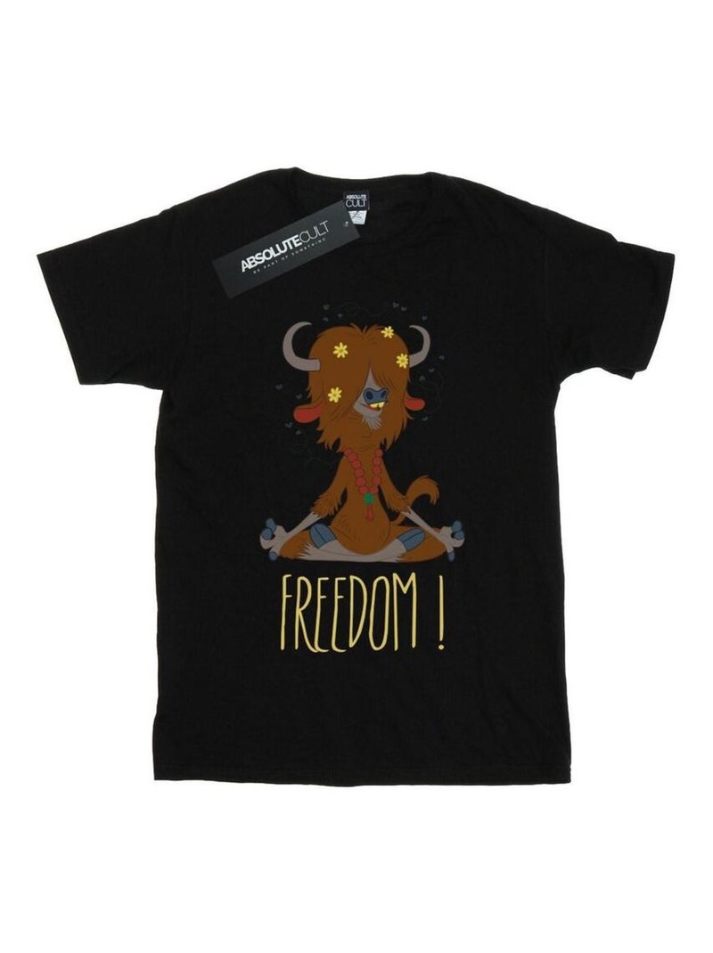Disney - T-shirt ZOOTROPOLIS YAK FREEDOM Noir - Kiabi