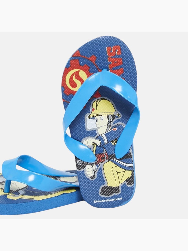 Disney - tongs imprimées, semelle souple Bleu marine - Kiabi
