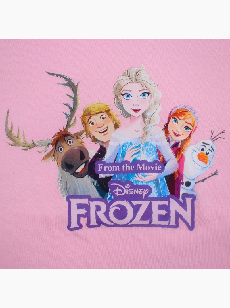 Disney - Top fille avec personnage Rose clair - Kiabi