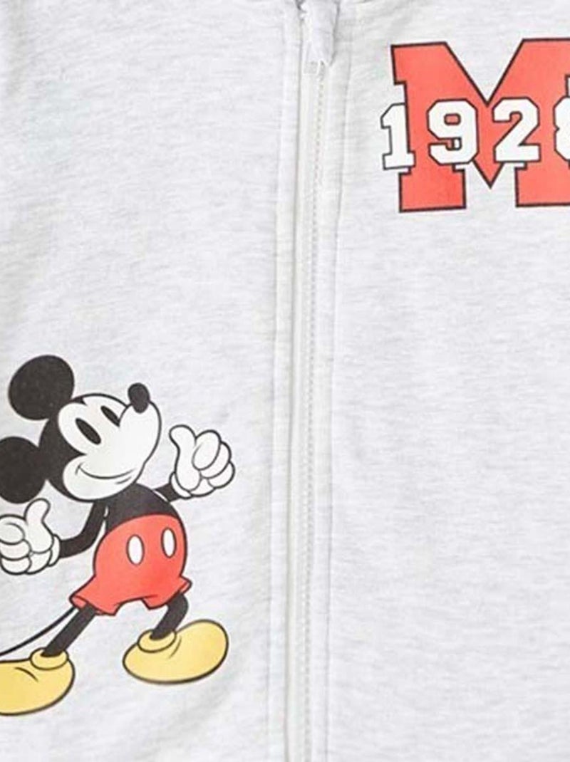 Disney - Veste capuche Mickey Gris - Kiabi