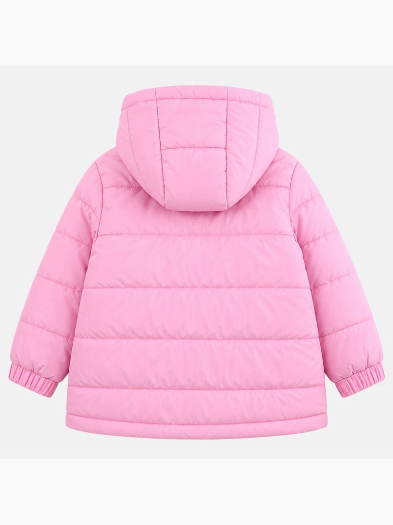 Disney - Veste doudoune fille imprimée avec capuche Rose - Kiabi