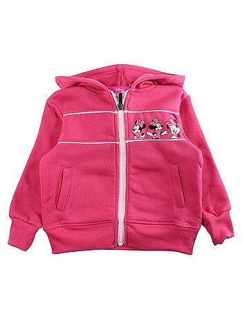 Disney - Veste sweat à capuche fille imprimée