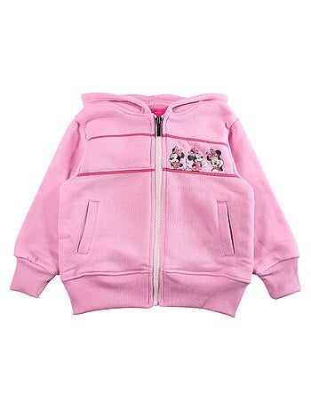 Disney - Veste sweat à capuche fille imprimée