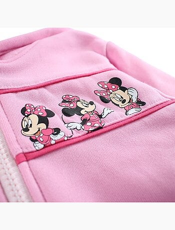 Disney - Veste sweat à capuche fille imprimée