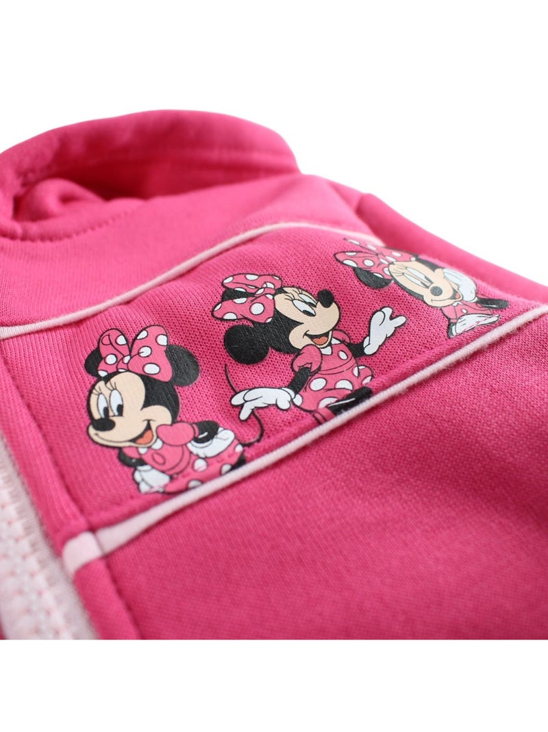 Disney - Veste sweat ? capuche fille imprim?e Rose fushia - Kiabi