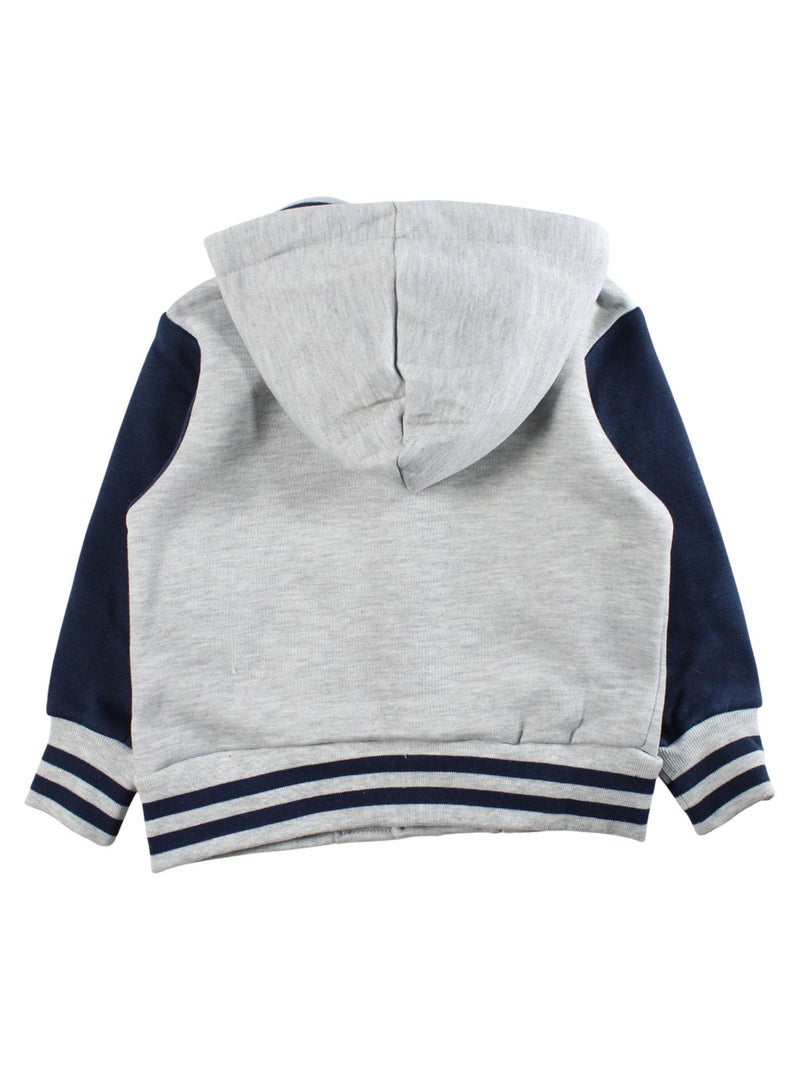 Disney - Veste sweat ? capuche gar?on imprim?e Gris - Kiabi