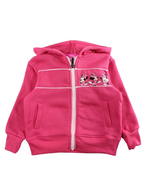 Disney - veste zippée à capuche imprimée, manches longues - Kiabi