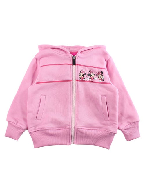 Disney - veste zippée à capuche imprimée, manches longues - Kiabi