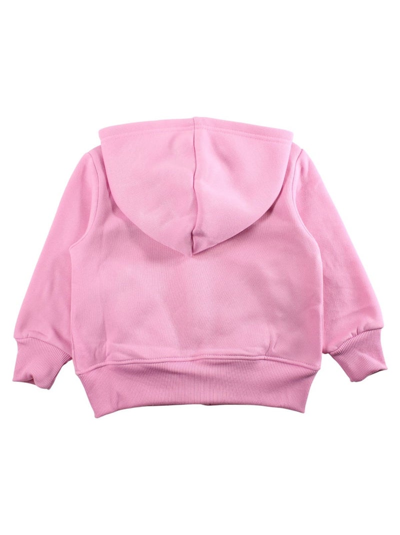 Disney - veste zippée à capuche imprimée, manches longues Rose - Kiabi