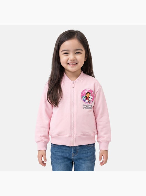 Disney - veste zippée imprimée, manches longues et finitions bord-côte - Kiabi