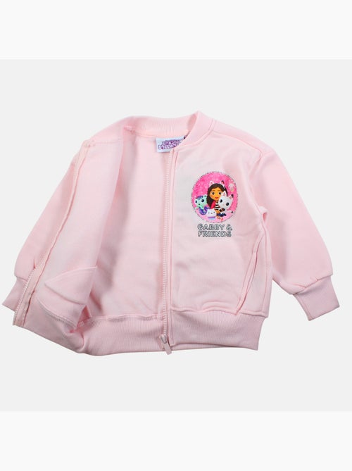 Disney - veste zippée imprimée, manches longues et finitions bord-côte - Kiabi