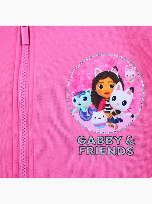 Disney - veste zippée imprimée, manches longues et finitions bord-côte - Kiabi