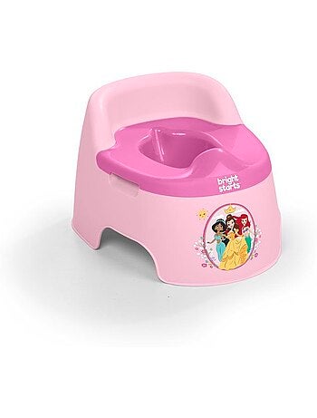 DISNEY BABY- PRINCESSES- Pot d'apprentissage ergonomique, protection éclaboussures, cuvette amovible