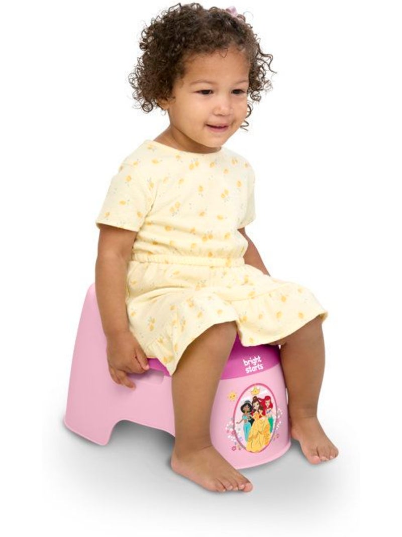 DISNEY BABY- PRINCESSES- Pot d'apprentissage ergonomique, protection éclaboussures, cuvette amovible Rose - Kiabi