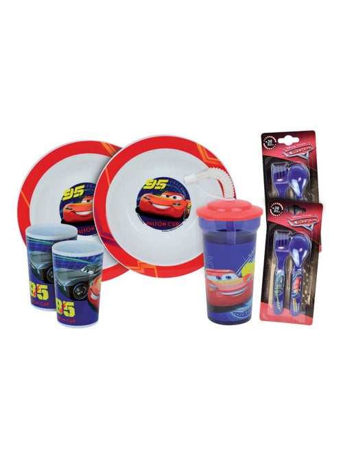 Disney Cars Lot De 7 Vaisselle - Kiabi