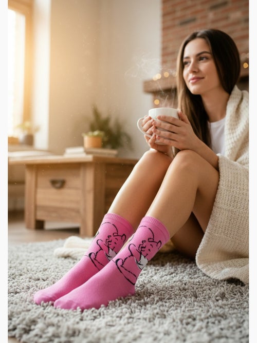 Disney – Chaussettes Femme Licence Winnie l’ourson Pack de 10 Paires MIX SURPRISE - Kiabi