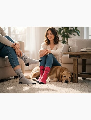 Disney – Chaussettes Femme Licence Winnie l’ourson Pack de 8 Paires