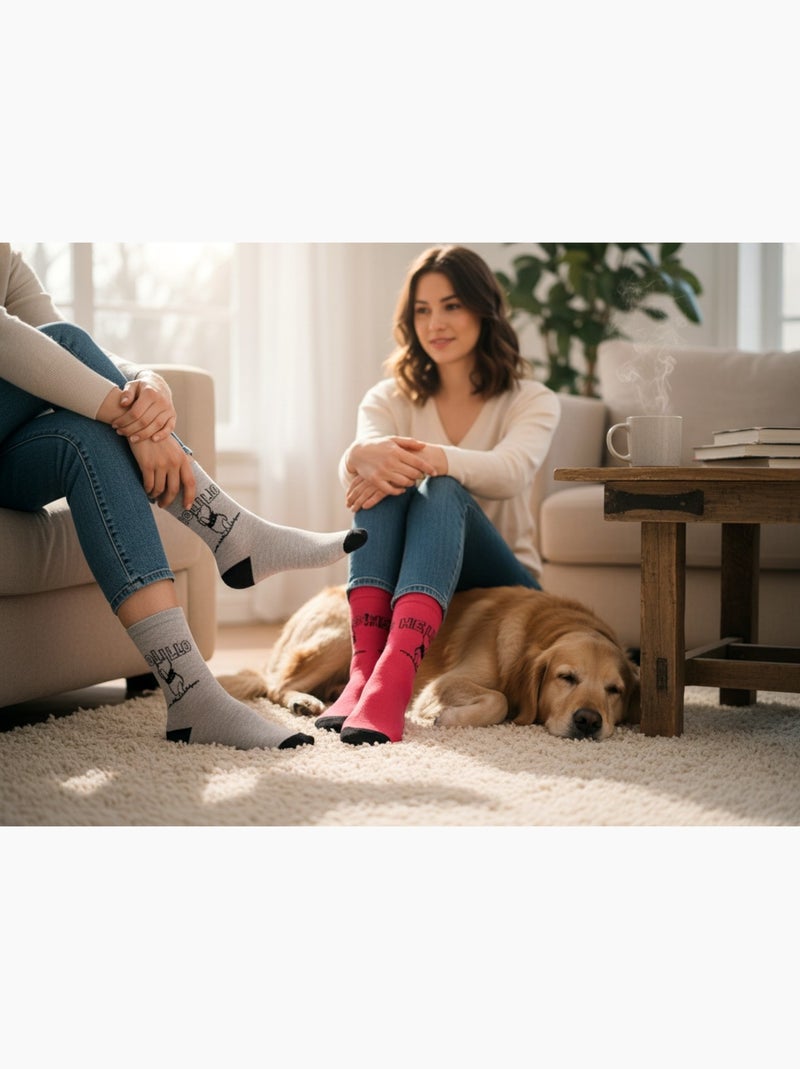 Disney – Chaussettes Femme Licence Winnie l’ourson Pack de 8 Paires Gris Rose Noir - Kiabi