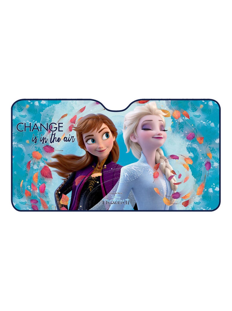 Disney Frozen Pare-soleil avant La Reine des Neiges 130x70cm Bleu - Kiabi