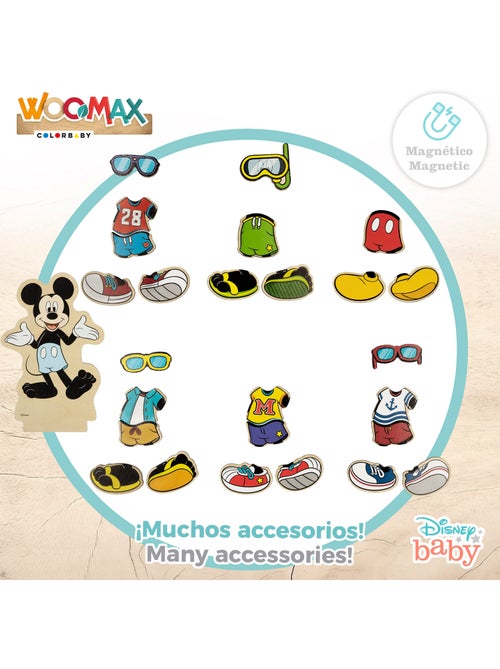 Disney Jeu d'habillage magnétique WOOMAX - Kiabi Disney Jeu d'habillage magnétique WOOMAX - Kiabi