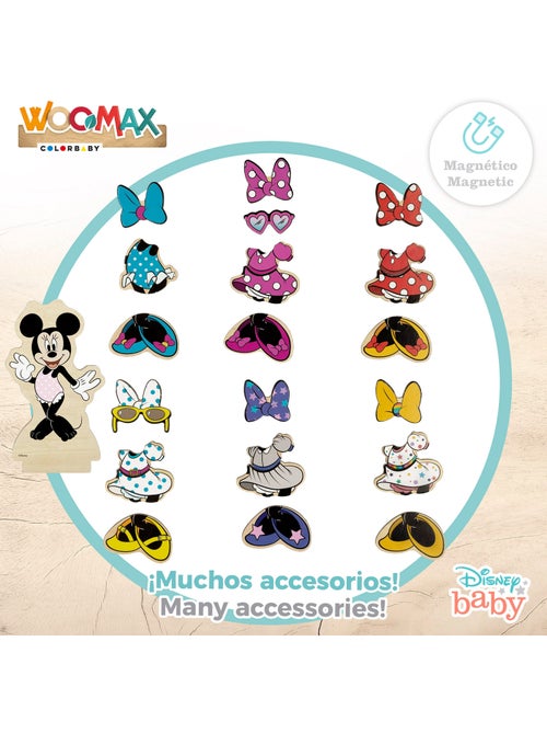 Disney Jeu d'habillage magnétique WOOMAX - Kiabi Disney Jeu d'habillage magnétique WOOMAX - Kiabi