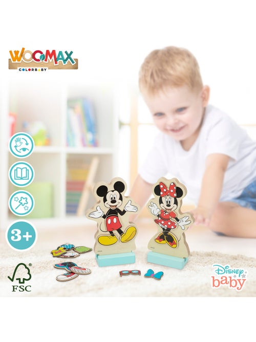 Disney Jeu d'habillage magnétique WOOMAX - Kiabi Disney Jeu d'habillage magnétique WOOMAX - Kiabi