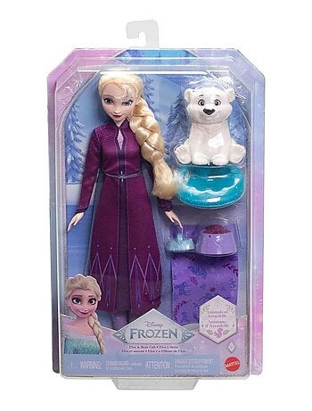 Disney La Reine Des Neiges-Coffret Elsa Et L'Ourson