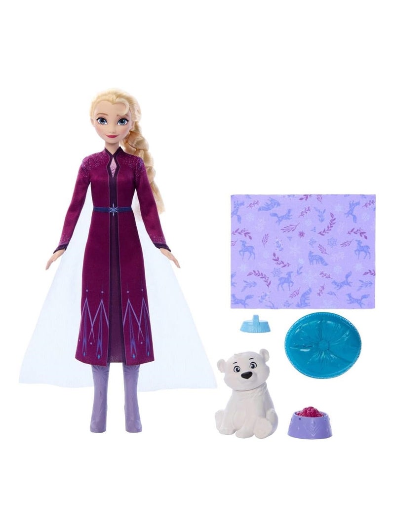 Disney La Reine Des Neiges-Coffret Elsa Et L'Ourson Multicolore - Kiabi