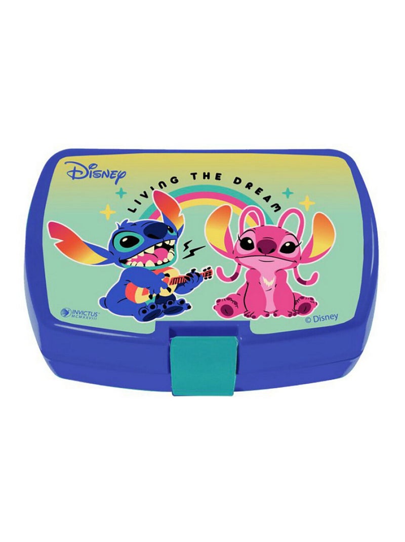 Disney Lilo Et Stitch Boite Goûter En Plastique Réutilisable Multicolore - Kiabi