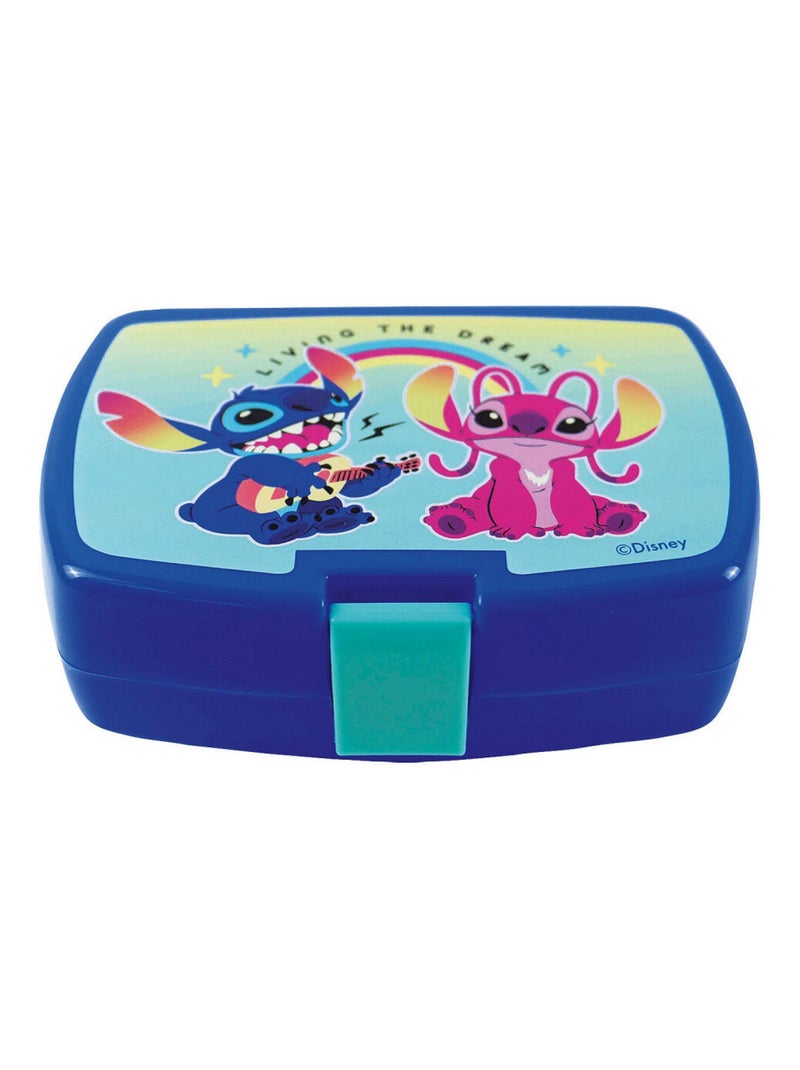 Disney Lilo Et Stitch Boite Goûter En Plastique Réutilisable Multicolore - Kiabi