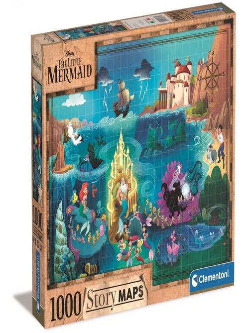 Disney Maps - 1000 pièces - La Petite Sirène - Kiabi