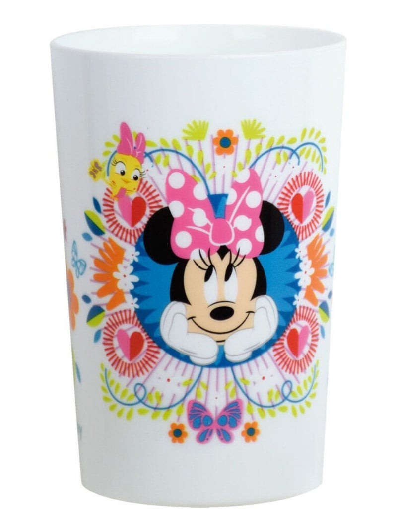 Disney minnie flowers  ensemble repas (assiette, bol, verre) Multicolore - Kiabi