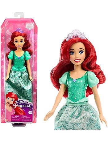 Disney poupée Ariel articulée avec tenue Scintillante et accessoires
