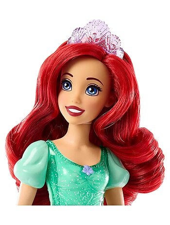 Disney poupée Ariel articulée avec tenue Scintillante et accessoires