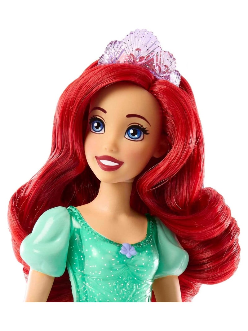 Disney poupée Ariel articulée avec tenue Scintillante et accessoires Vert - Kiabi