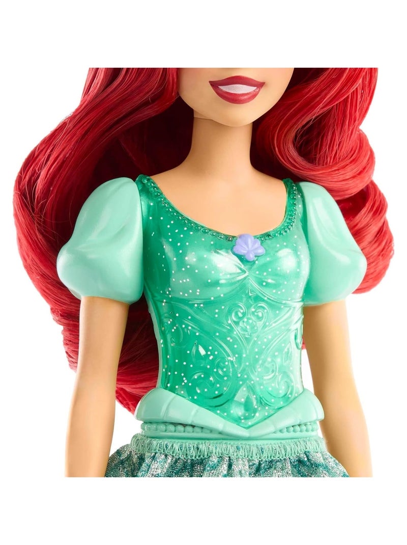 Disney poupée Ariel articulée avec tenue Scintillante et accessoires Vert - Kiabi
