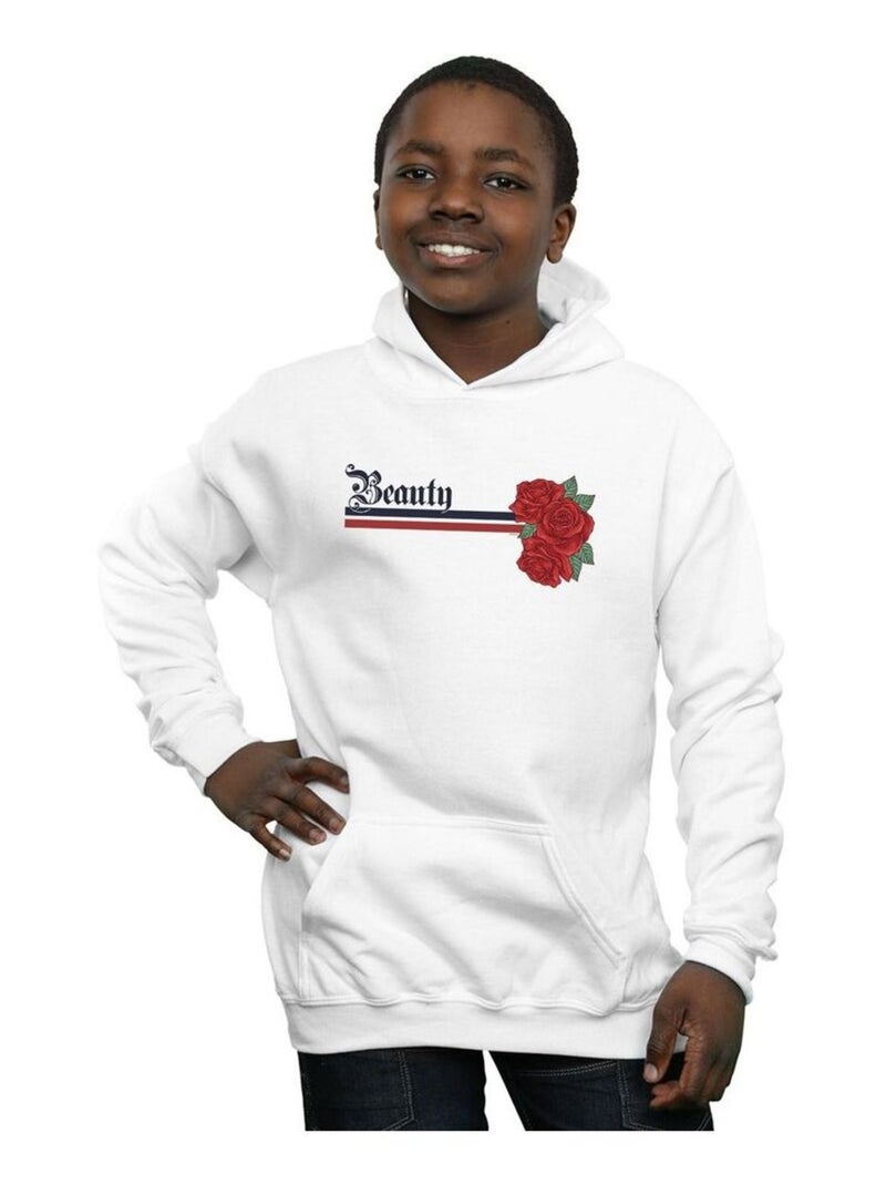 Disney Princess - Sweat à capuche BEAUTY AND THE BEAST Blanc - Kiabi