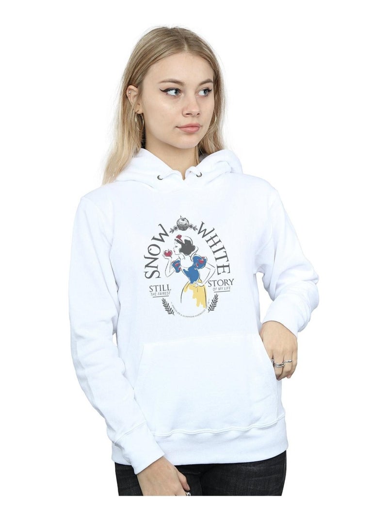 Disney Princess - Sweat à capuche FAIREST STORY Blanc - Kiabi
