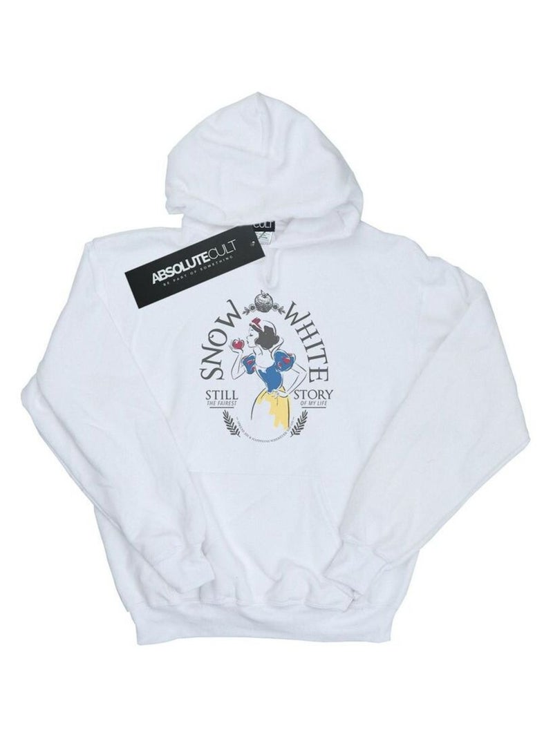 Disney Princess - Sweat à capuche FAIREST STORY Blanc - Kiabi