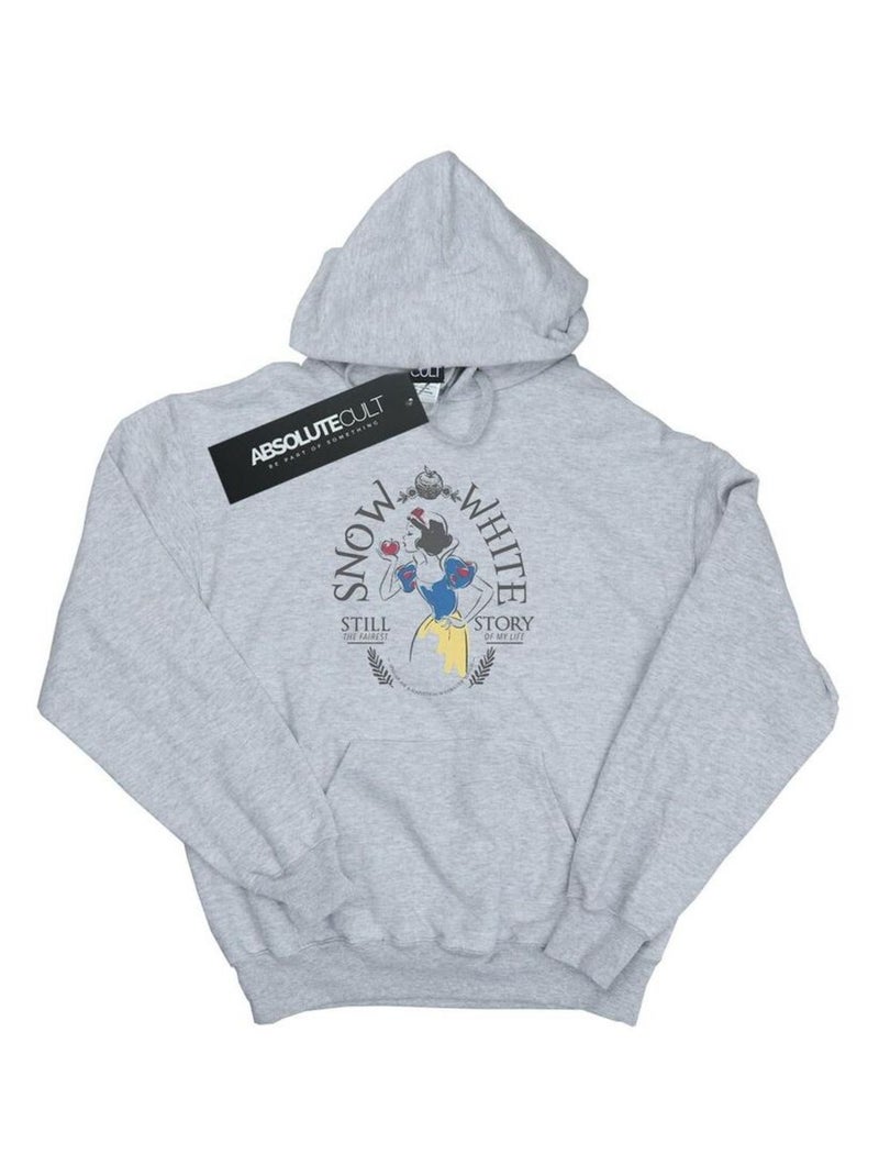 Disney Princess - Sweat à capuche FAIREST STORY Gris chiné - Kiabi