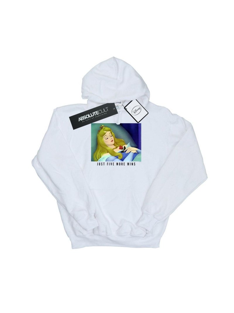 Disney Princess - Sweat à capuche FIVE MORE MINUTES Blanc - Kiabi