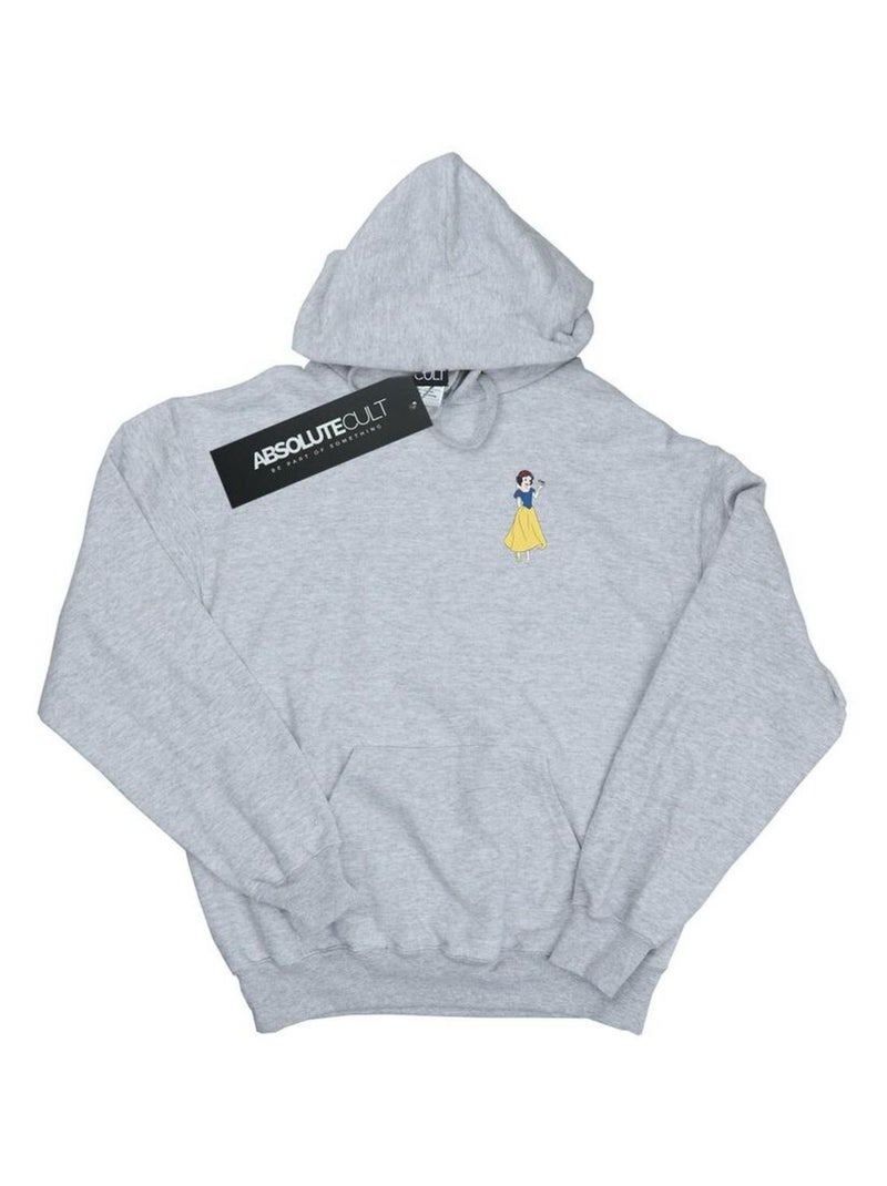 Disney Princess - Sweat à capuche Gris chiné - Kiabi