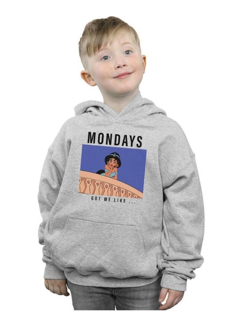 Disney Princess - Sweat à capuche MONDAYS GOT ME LIKE - Kiabi