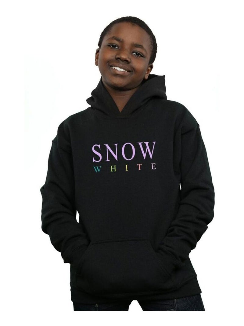 Disney Princess - Sweat à capuche SNOW WHITE GRAPHIC Noir - Kiabi