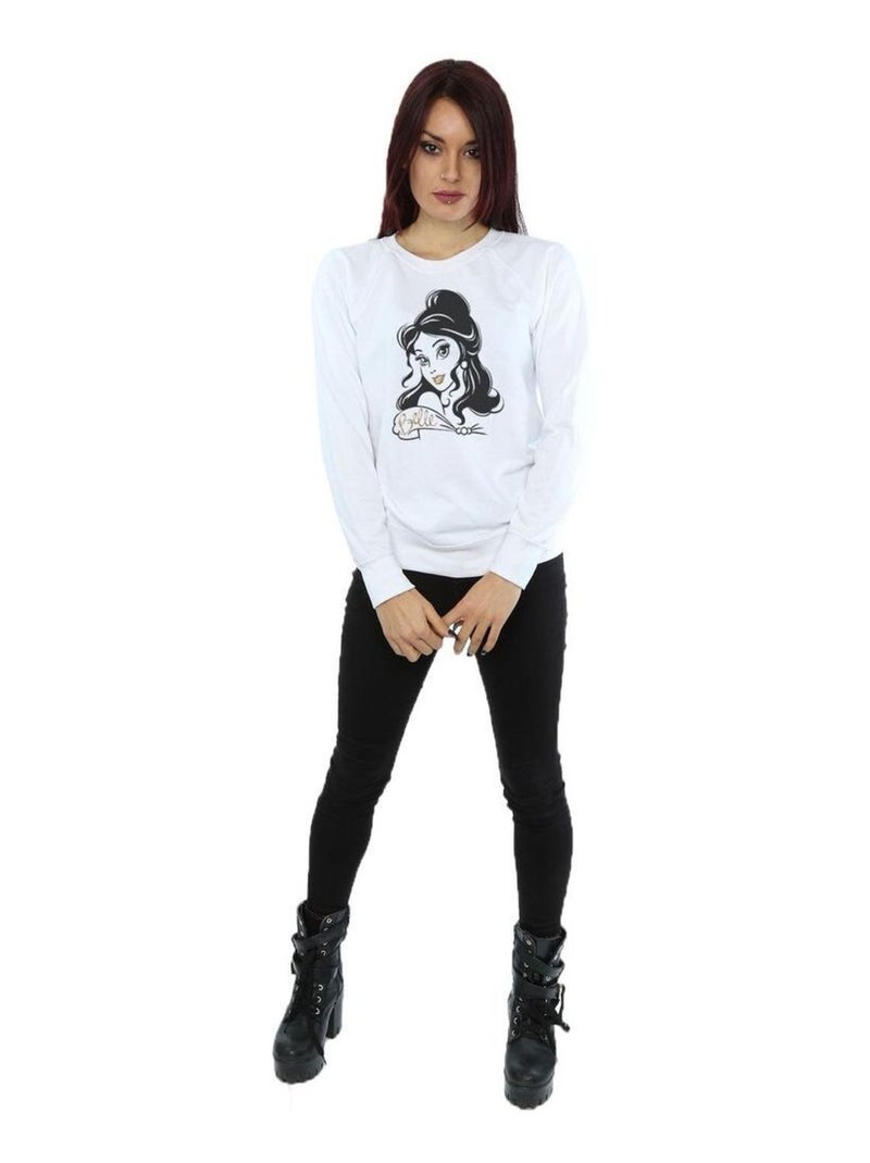 Disney Princess - Sweat Blanc - Kiabi