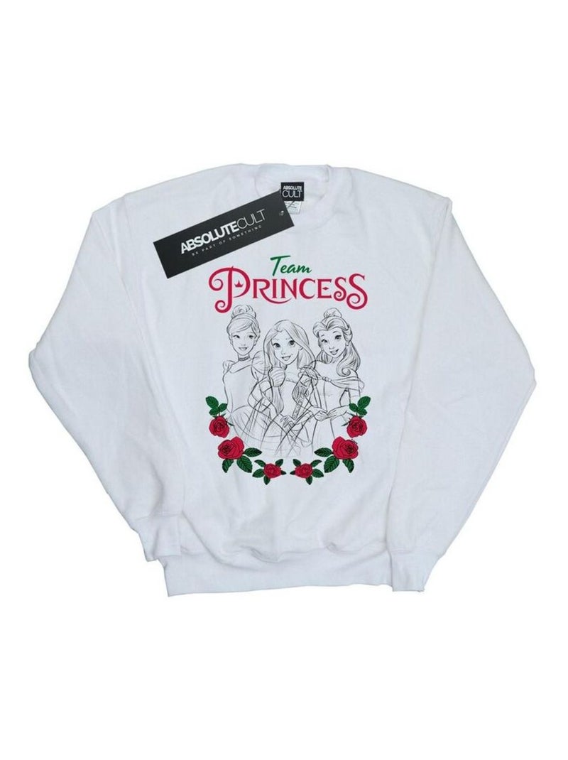 Disney Princess - Sweat Blanc - Kiabi