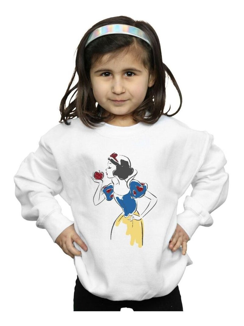 Disney Princess - Sweat Blanc - Kiabi