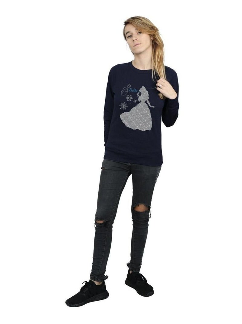 Disney Princess - Sweat Bleu marine - Kiabi
