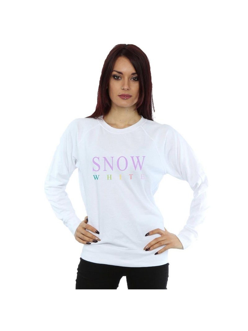 Disney Princess - Sweat SNOW WHITE GRAPHIC Blanc - Kiabi